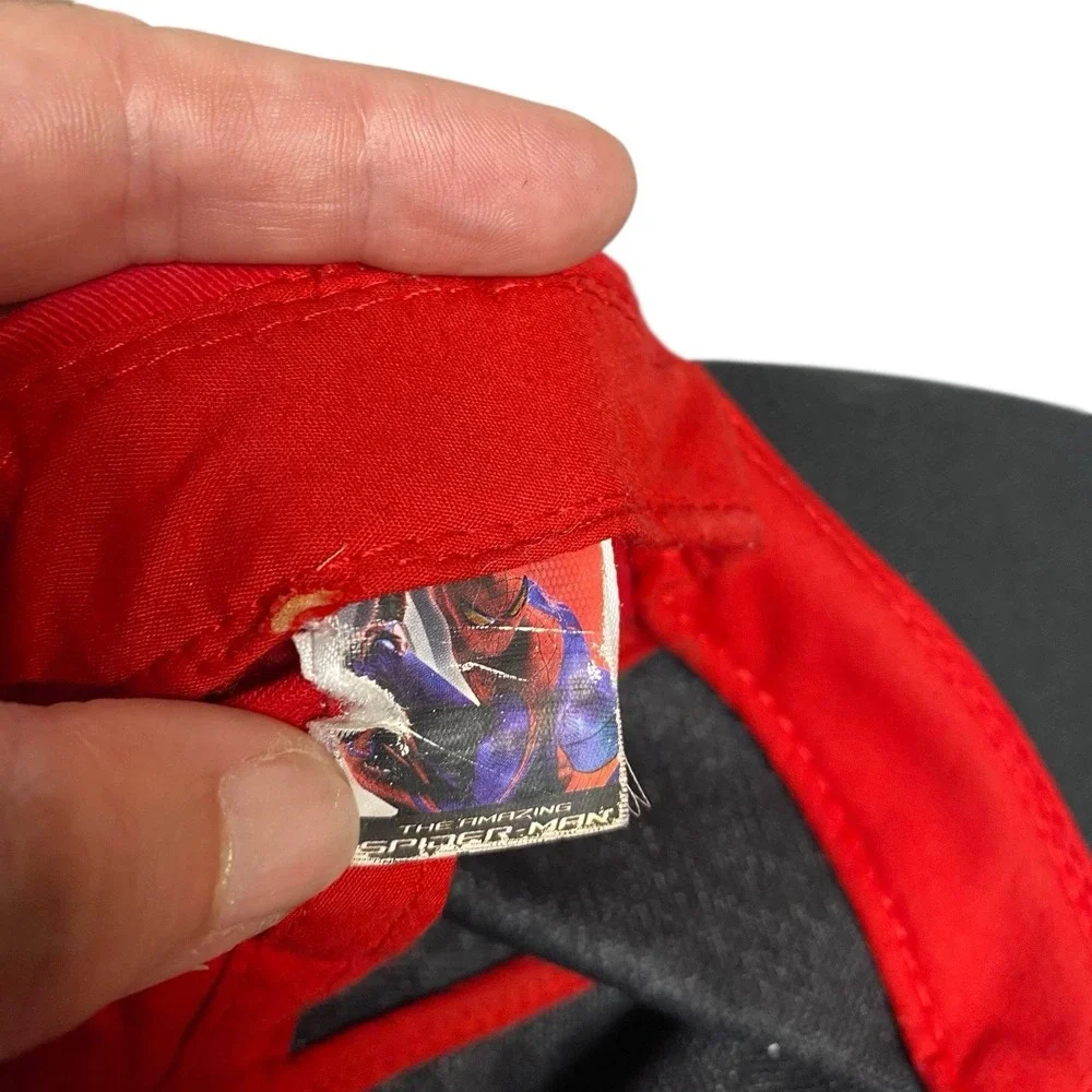 Marvel Spider Man Kids Red Cap Amazing Spider Man Hat Comic‎ Snapback